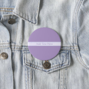 Anpassade Elegant Light Lavender Lila Knapp