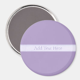 Anpassade Elegant Light Lavender Lila Magnet
