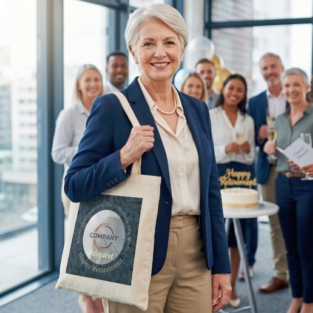 Anpassade Eleganta Bulkpresenter för Kollegors Pen Tygkasse (Custom Elegant Bulk Gifts for Coworkers Retirement Tote Bag)