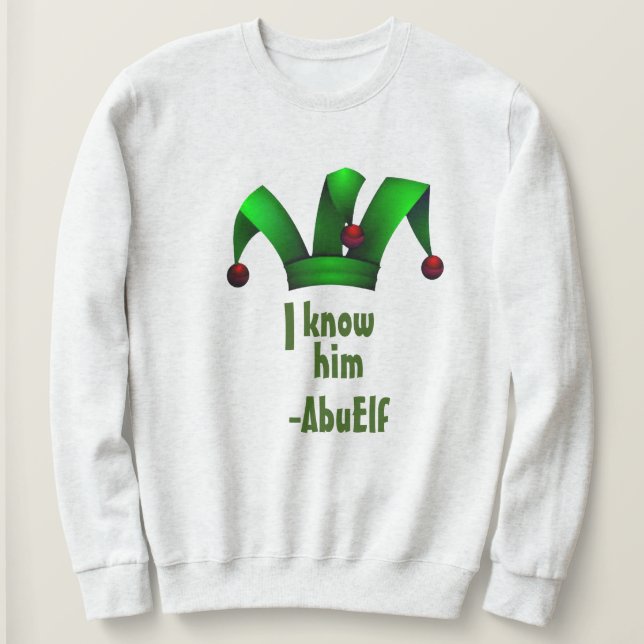 Anpassade Elf Santa Helper jul Abuela Elf T Shirt (Design framsida)