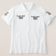 Anpassade Embroized Womens Polo