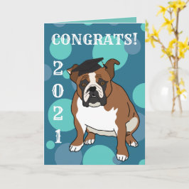 Anpassade English Bulldog Card Kort