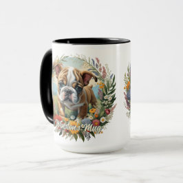 Anpassade English Bulldog Puppy Laurel Mugg