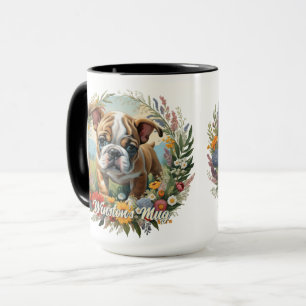 Anpassade English Bulldog Puppy Laurel Mugg
