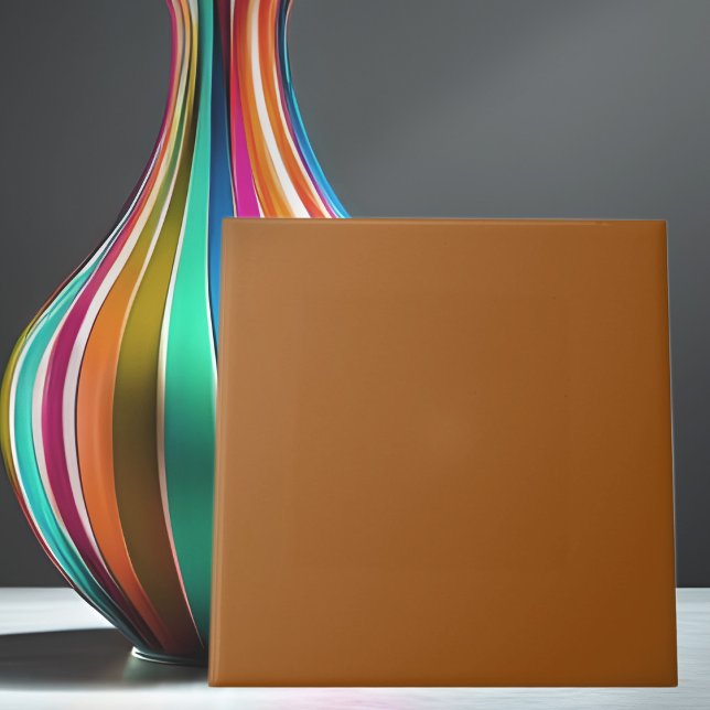 Anpassade enkelt Tan Brown Ceramic Tile Kakelplatta (Skapare uppladdad)