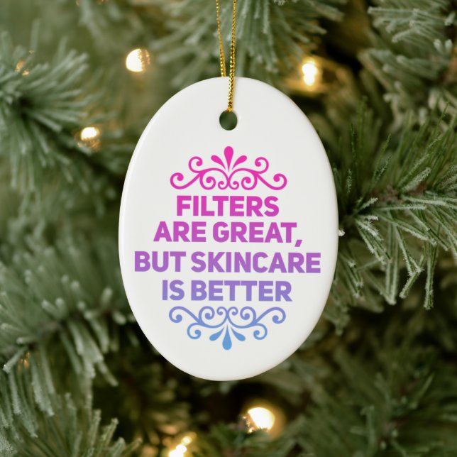 Anpassade Esthetiker hudvård Julgransprydnad Keramik (Träd)