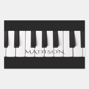 Anpassade etiketter för Piano Nycklar
