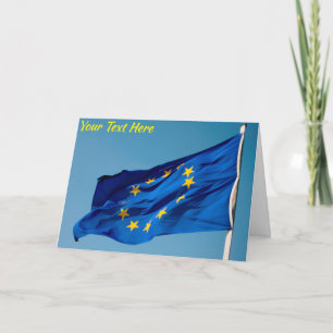 Anpassade EU-flagga Kort