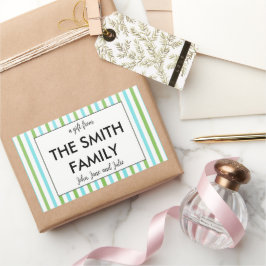 Anpassade familjejordbruk rektangulärt klistermärke