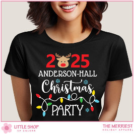 Anpassade Familjejul Party T Shirt