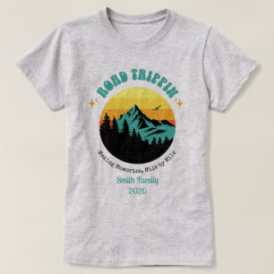 Anpassade familjesemester Vägresa Utomhus Matchand T Shirt