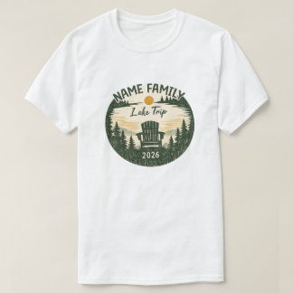 Anpassade familjetröjor för sjöutflykt t shirt