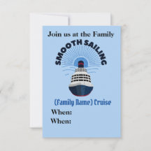 Anpassade Family Cruise Vacation Smooth Sailing