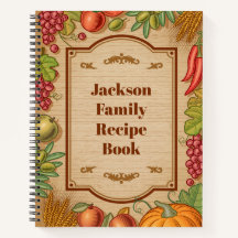Anpassade Family Recipe Bok