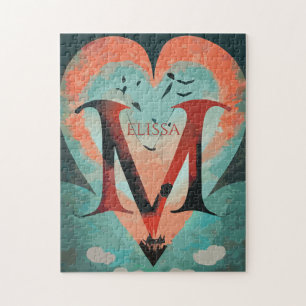 Anpassade Fantasy Heart Pussel