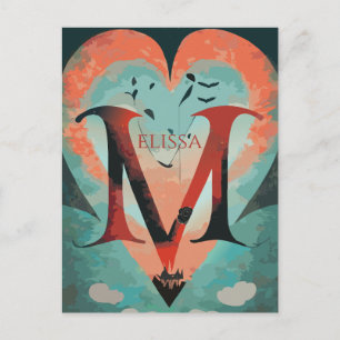 Anpassade Fantasy Heart Vykort