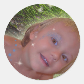 Anpassade Fantasy-stämplar Runt Klistermärke