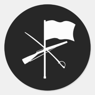 Anpassade Färg Guard Sticker Runt Klistermärke