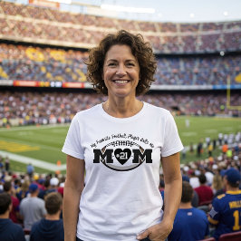 Anpassade Favoritfotbollsspelare Kallar Mig Mamma T Shirt