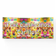 Anpassade Feliz cumpleaños! Mexikanska Fiesta