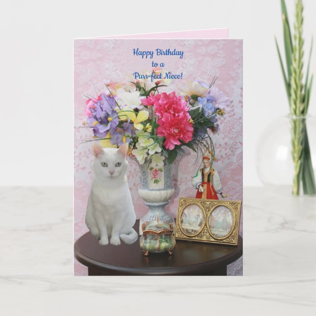 Anpassade Feminin födelsedag Tack Kort (Framsida)