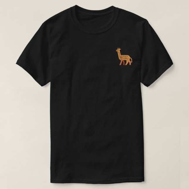Anpassade Festival Futuristiska Camel Emoji T Shirt (Design framsida)