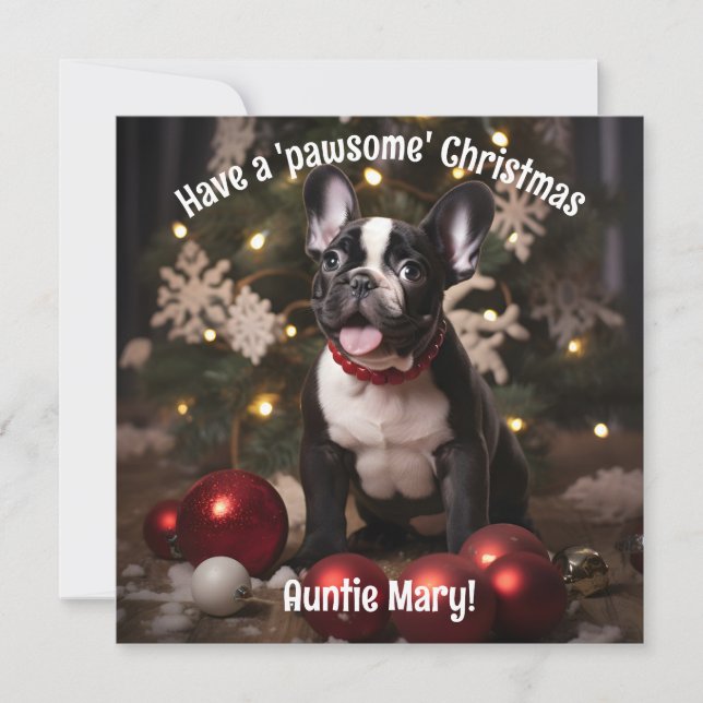 Anpassade Festive Hårig Duo (Framsida)