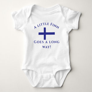 Anpassade (finsk patriotisk Baby Bodykostym) T Shirt