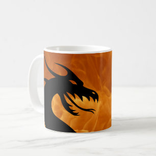 Anpassade Fire Dragon  Kaffemugg