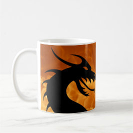 Anpassade Fire Dragon  Kaffemugg