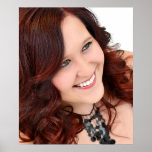 Anpassade Fire Ombre' Salon Poster