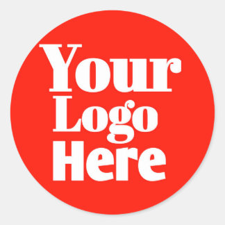 Anpassade firmaklistermärken | Personliga Runt Klistermärke