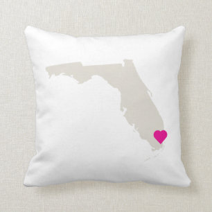 Anpassade Florida State Kärlek Reversible Pillow Kudde