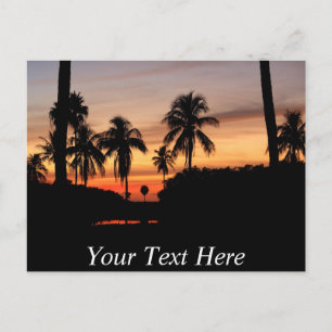 Anpassade Florida sunset Vykort