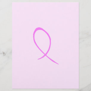 Anpassade Flyer för bröstcancermedvetenhet