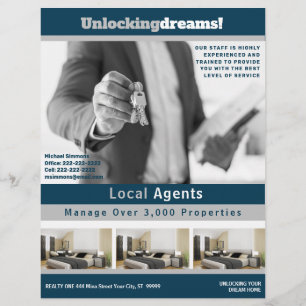 Anpassade Flyer för det verkliga Gods-