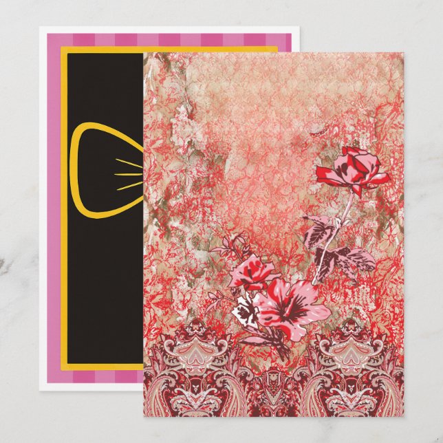 Anpassade födelsedags-, bröllops- och examensinbju meddelande (Fram/baksida)