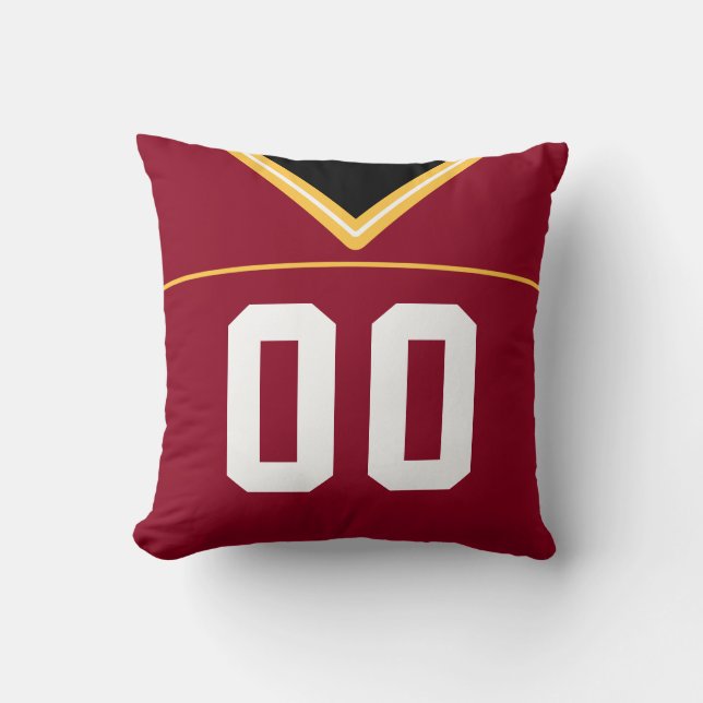 Anpassade Football Jersey Pillow Cushion, LAX Kudde (Framsida)