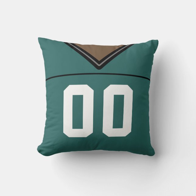 Anpassade Football Jersey Pillow Cushion, LAX Kudde (Framsida)