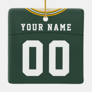Anpassade Football Lacrosse Jersey Ornament