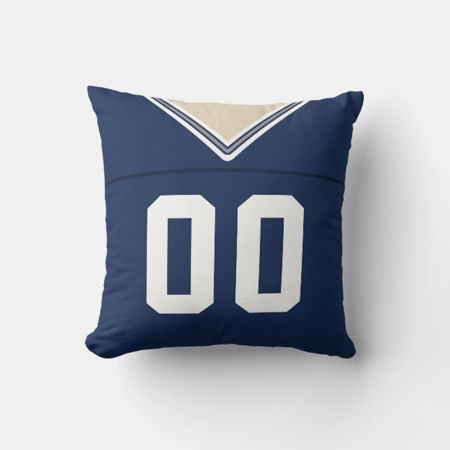 Anpassade Football LAX Jersey Pillow Cushion Kudde (Framsida)