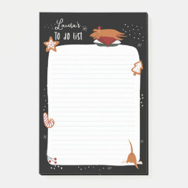 Anpassade för att göra lista över Hund för att gör Post-it Block