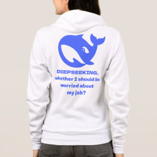ANPASSADE för DEEPSEEK Front & Back Print T Shirt