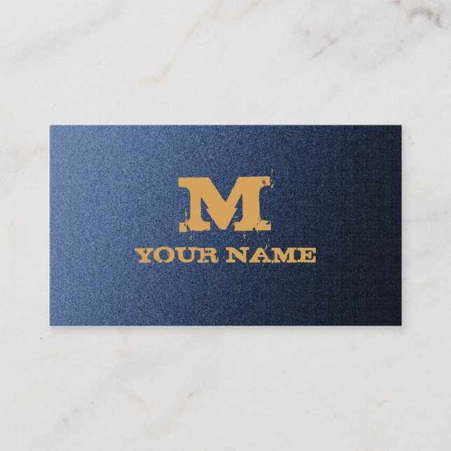 Anpassade för Denin designvisitkort Visitkort (Framsida)