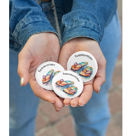 anpassade för färgämnet flinflip flops flasköppnare