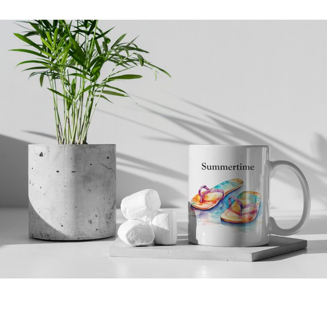 anpassade för färgämnet flinflip flops Två-Tonad mugg (Skapare uppladdad)