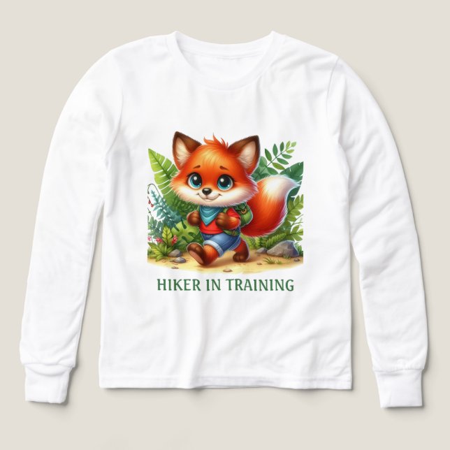 Anpassade för fortbildning av Cute boyhiker T Shirt (Design framsida)