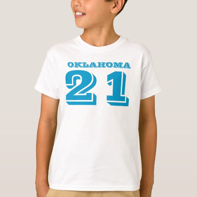 anpassade för fotboll eller baseboll t-shirt (Framsida)