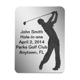 Anpassade för Golfhole in oneCommemoration Magnet