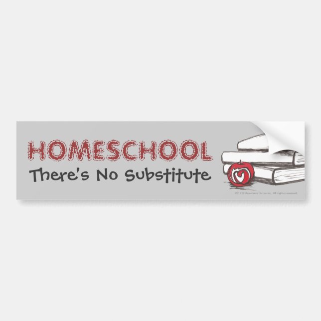 Anpassade för Homeschooling | bildekal | (Framsidan)